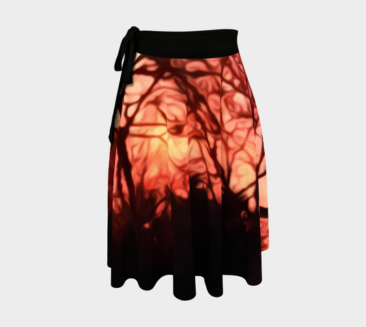 October Sunset Wrap Skirt