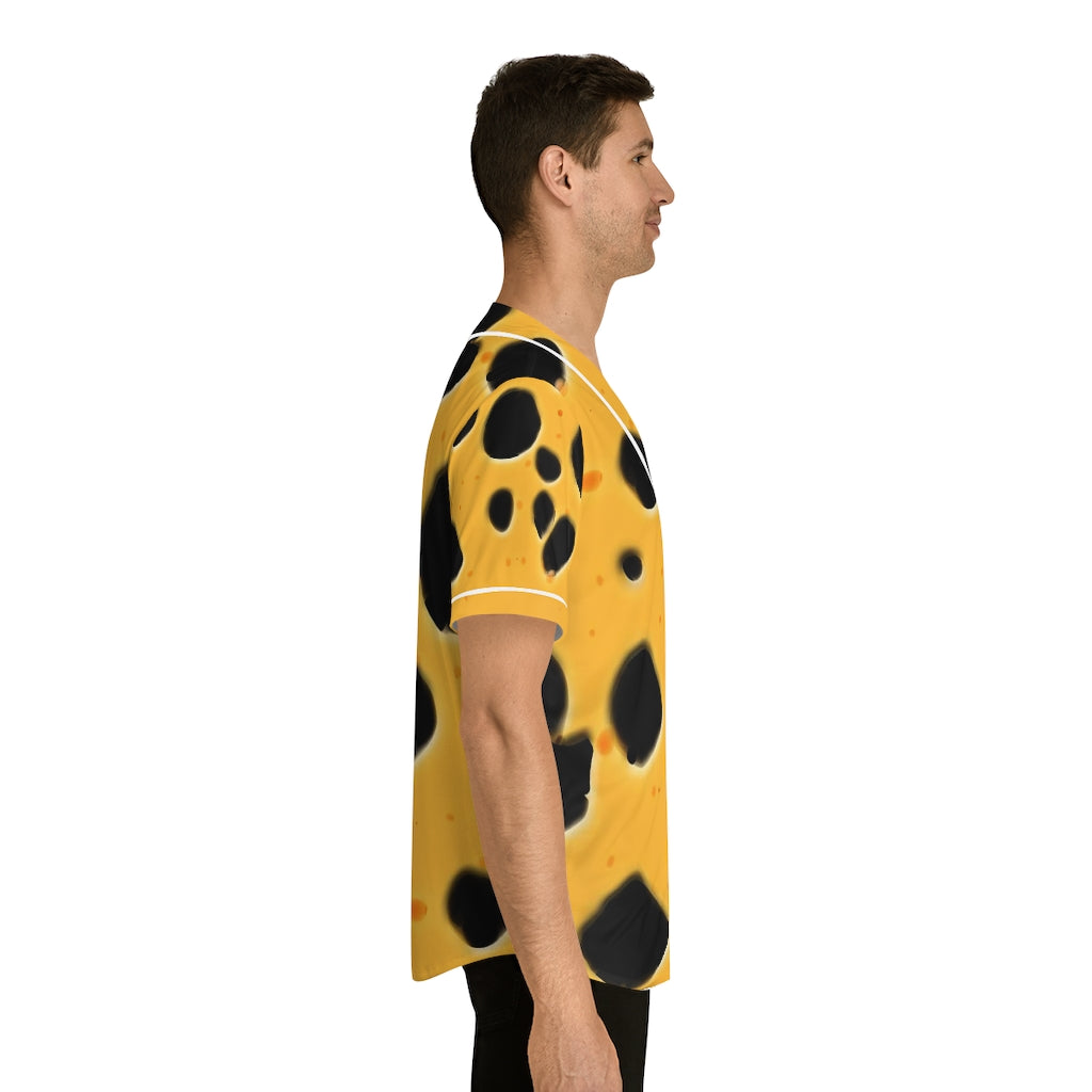 Cheese Men's Baseball Jersey (AOP)