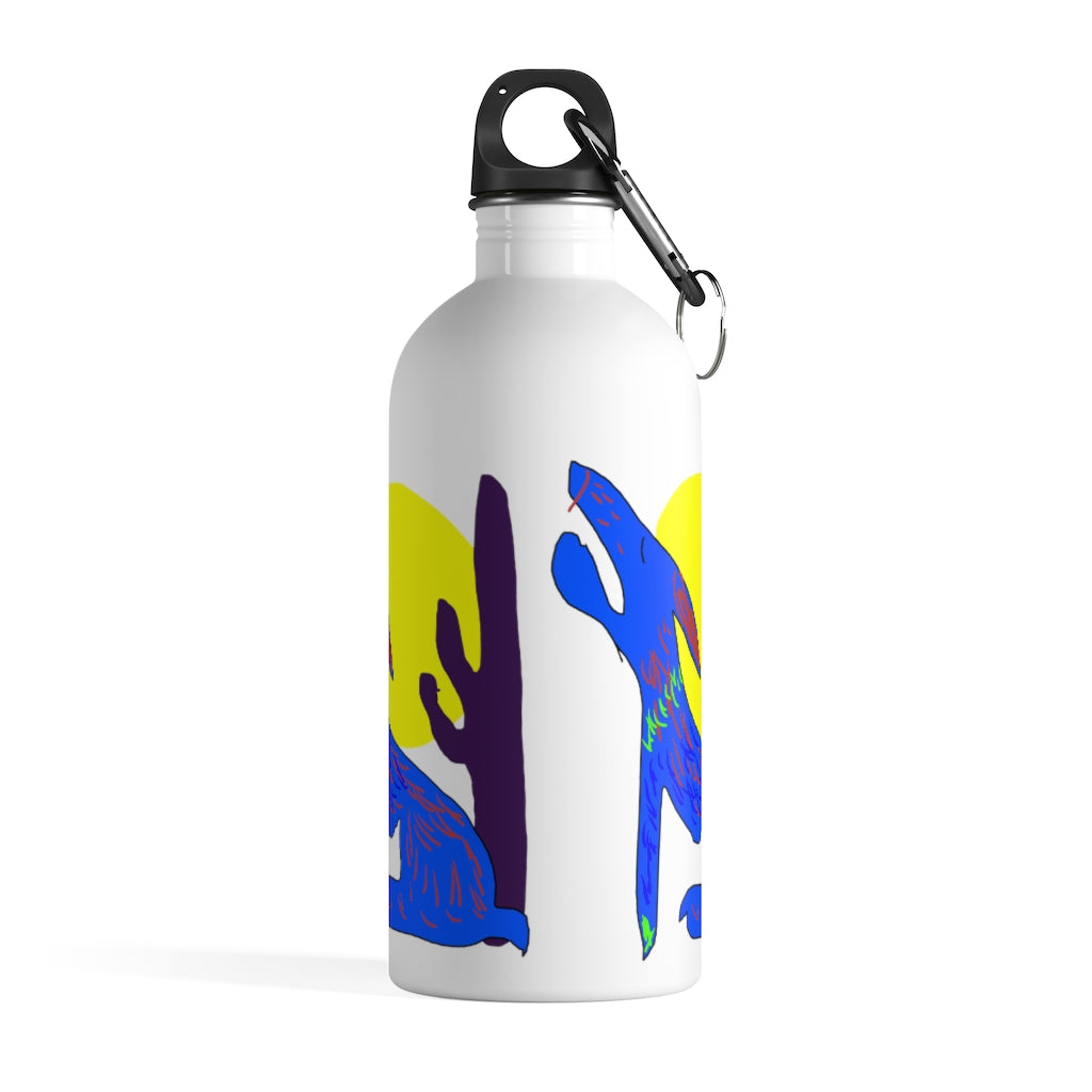 Blue Coyote Stainless Steel Water Bottle