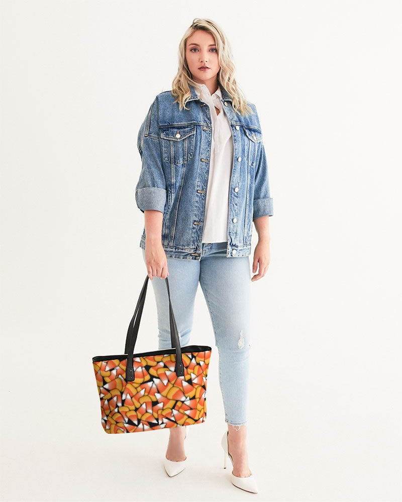 Candy Corn Pattern Stylish Tote