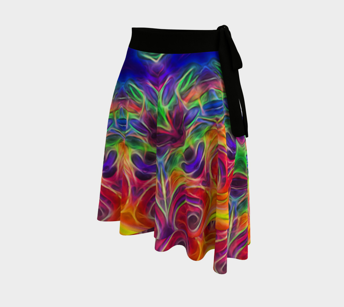 Sunrise Kaleidoscope Wrap Skirt