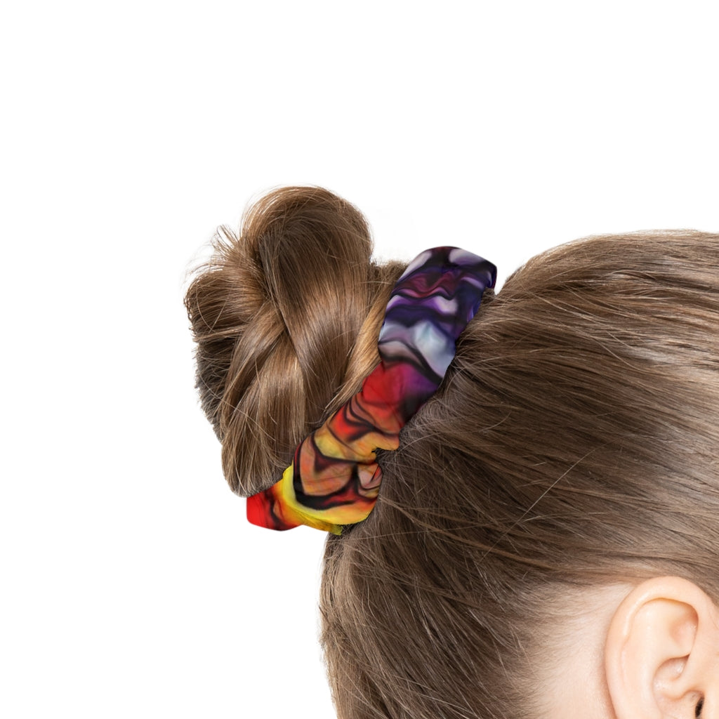 Kaleidoscope with Yellow Scrunchie