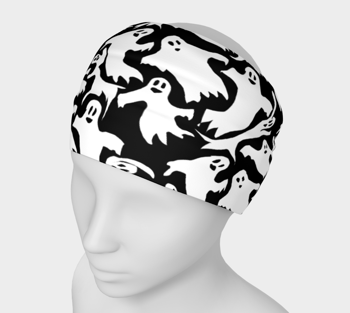 Ghosts Pattern Headband