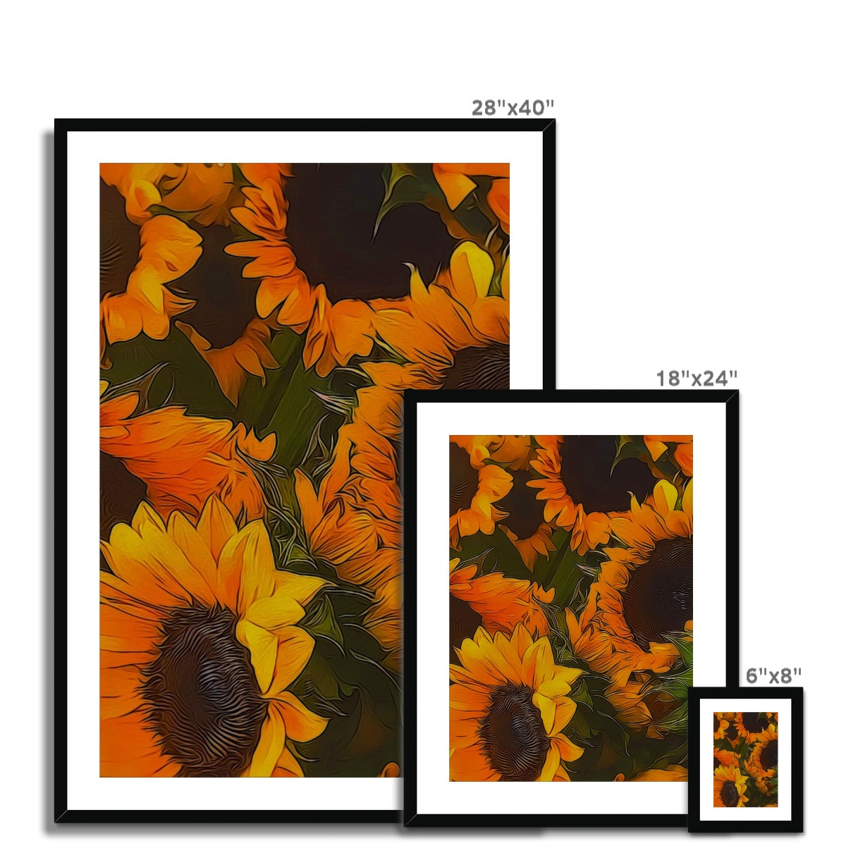 Sunflowers Framed & Mounted Print