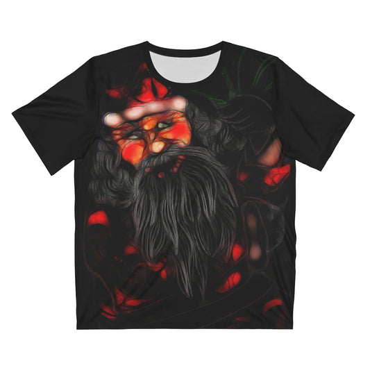 Santa Drawing Unisex AOP Cut & Sew T-Shirt