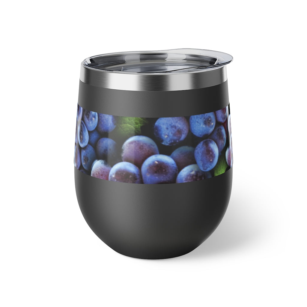 Grapes on the Vine Copper Vacuum Insulated Cup, 12oz