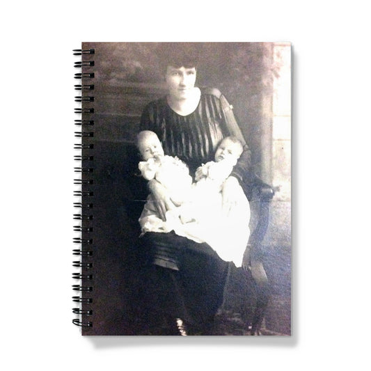 Early 1900s Mother and Twins Notebook