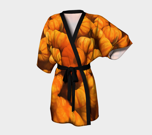 Pumpkins Kimono Robe