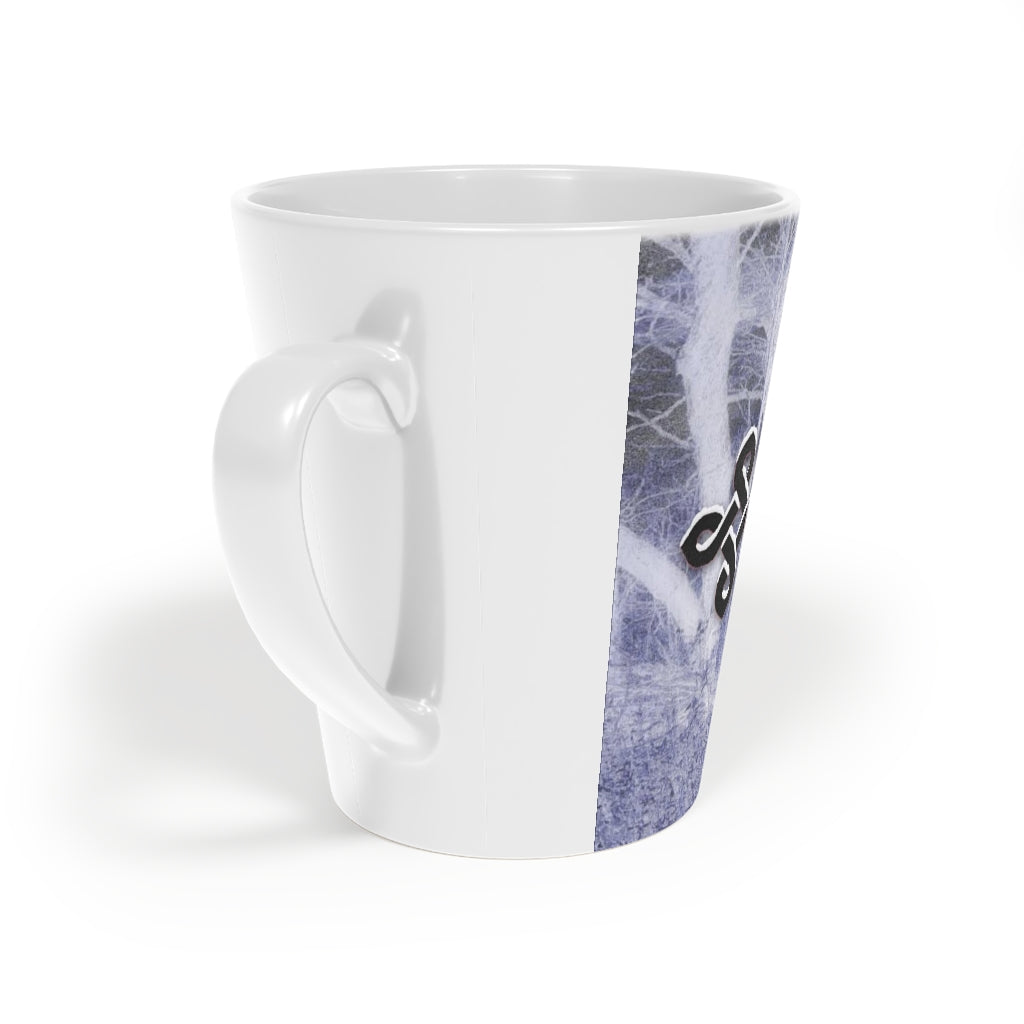 Celtic Midnight Blues Latte Mug, 12oz