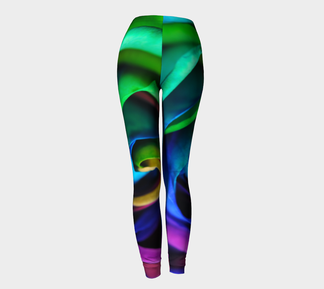 Rainbow Rose 17 Leggings