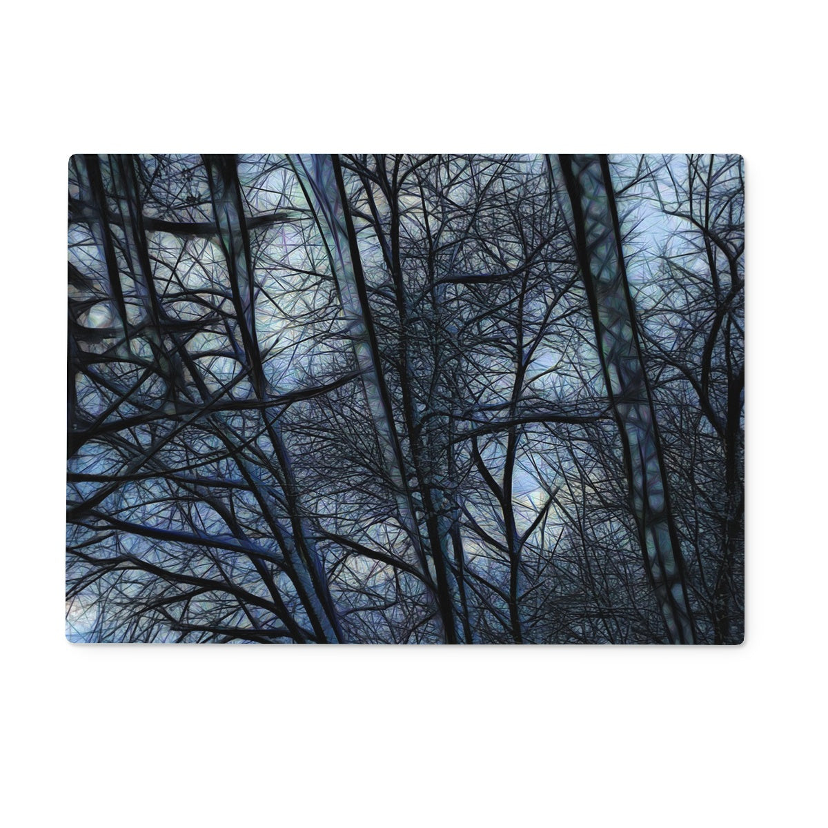 Twilight Icicles Glass Chopping Board