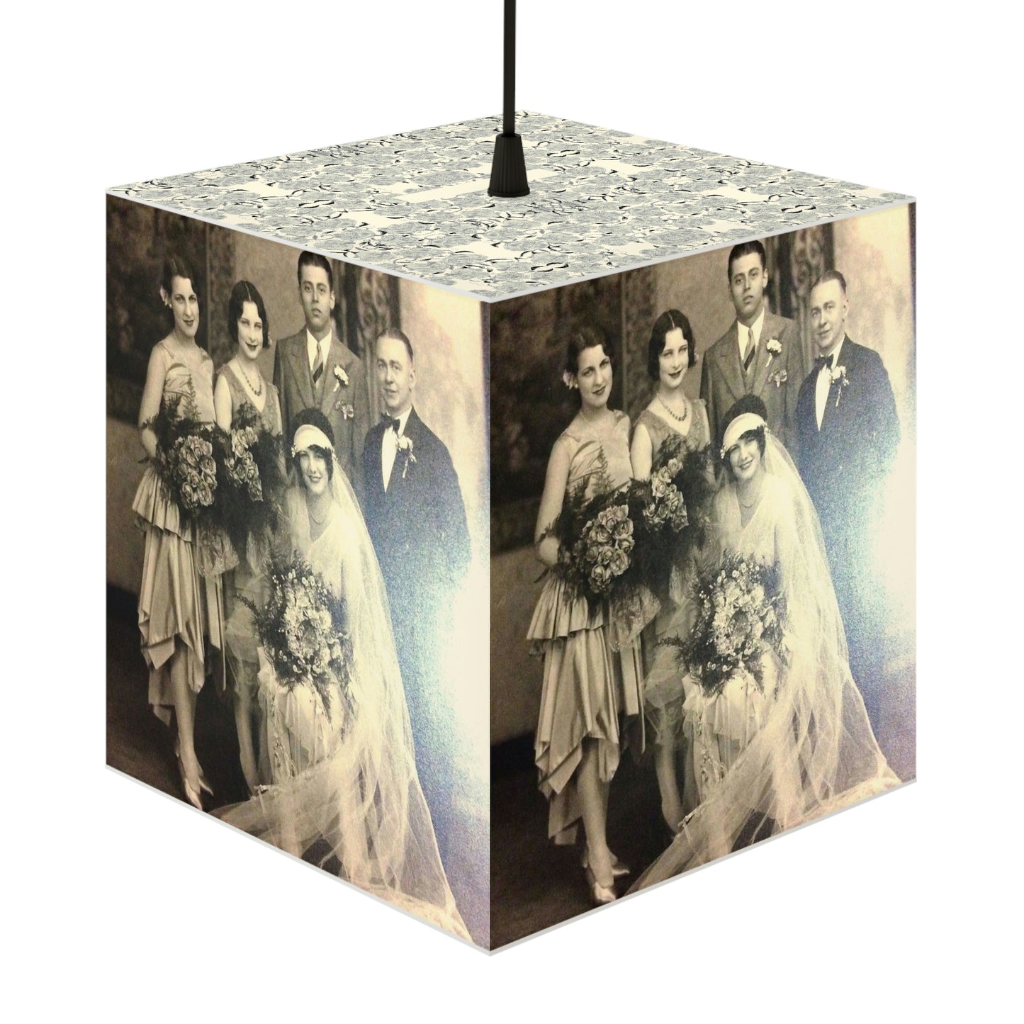 1920s Wedding Party Light Cube Lamp