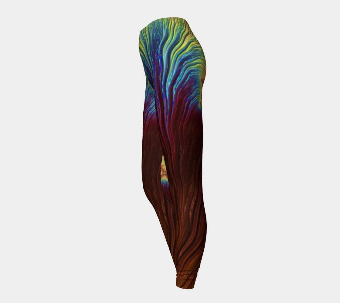 Rainbow Copper Fractal Leggings