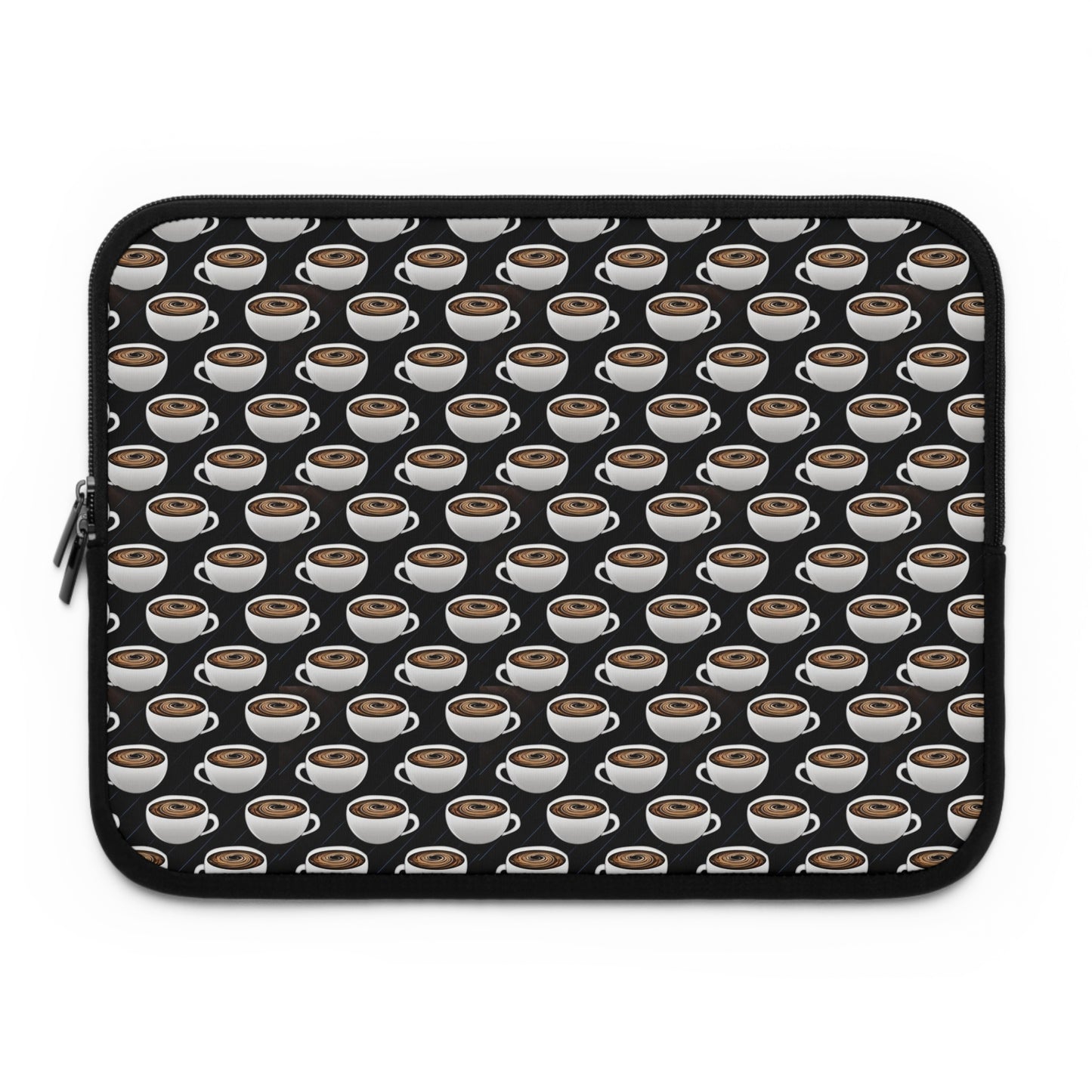 Coffee Cups Pattern Laptop Sleeve