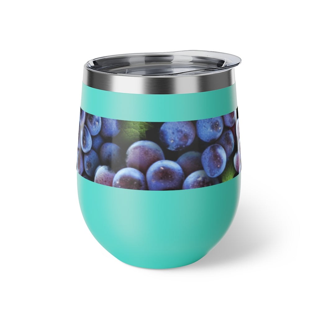 Grapes on the Vine Copper Vacuum Insulated Cup, 12oz