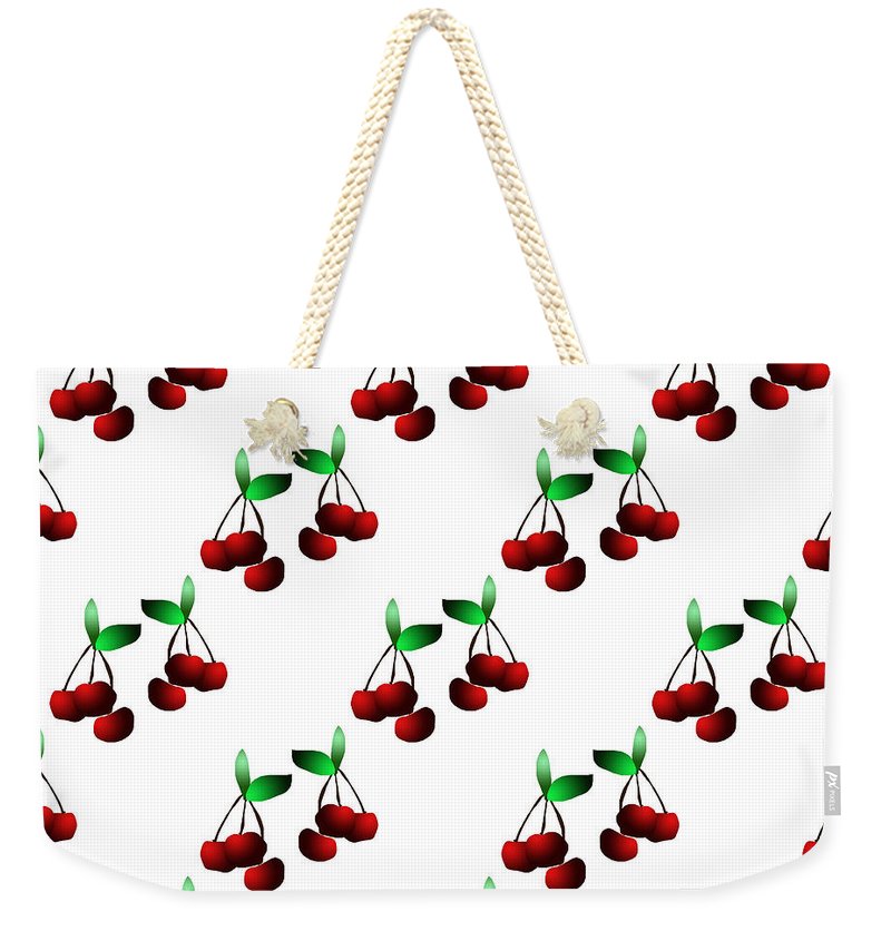 Cherries Pattern - Weekender Tote Bag