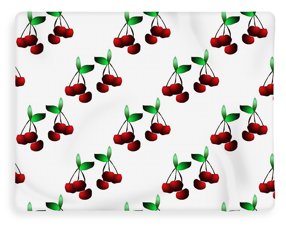 Cherries Pattern - Blanket