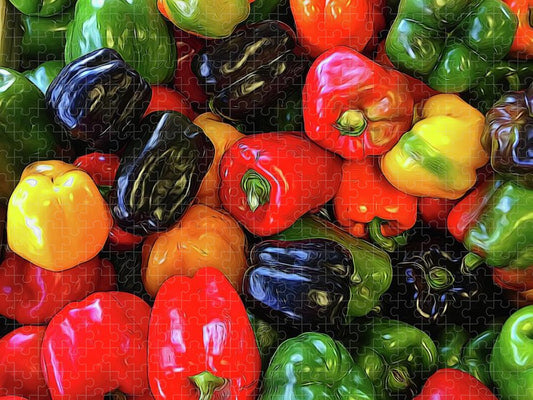 Colorful Bell Peppers - Puzzle