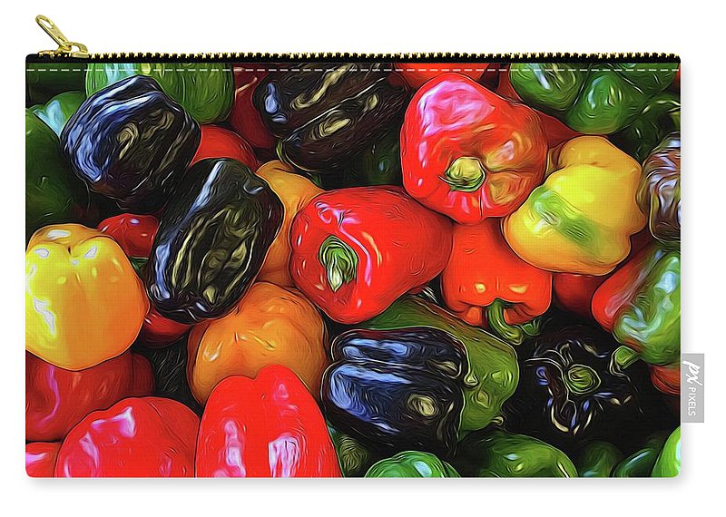 Colorful Bell Peppers - Carry-All Pouch
