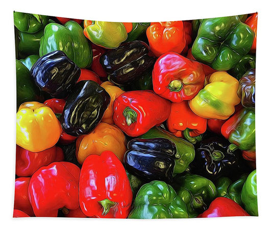 Colorful Bell Peppers - Tapestry