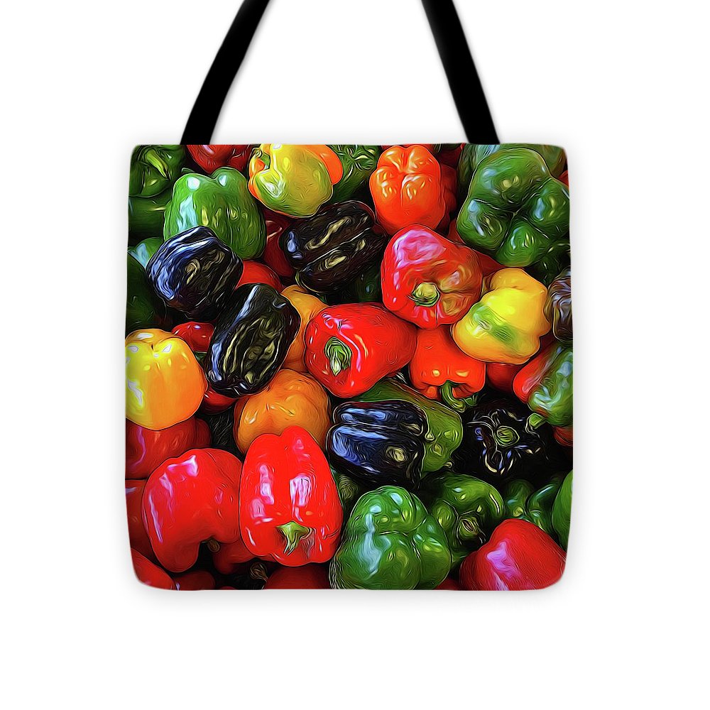 Colorful Bell Peppers - Tote Bag