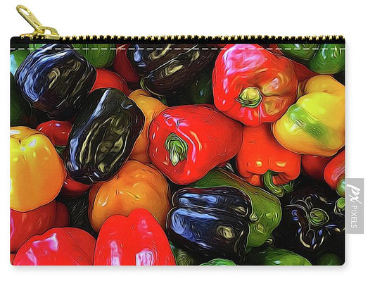 Colorful Bell Peppers - Carry-All Pouch