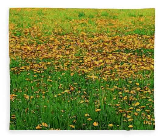 Dandelion Field - Blanket