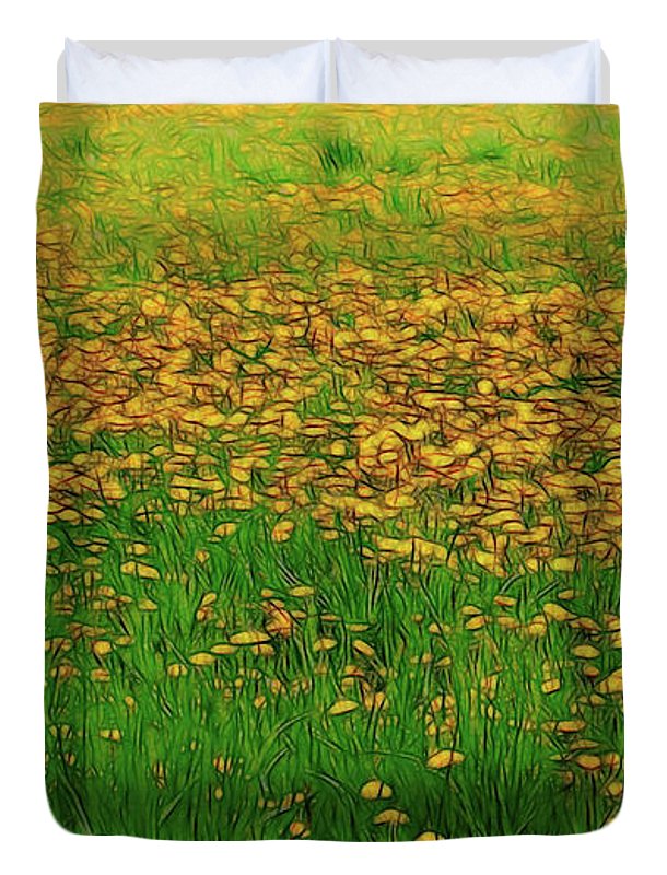 Dandelion Field - Duvet Cover