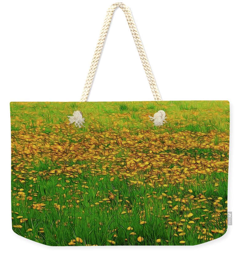 Dandelion Field - Weekender Tote Bag