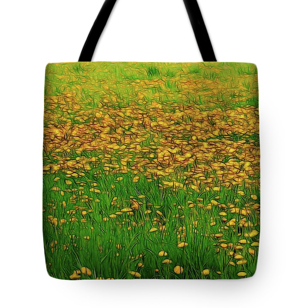 Dandelion Field - Tote Bag