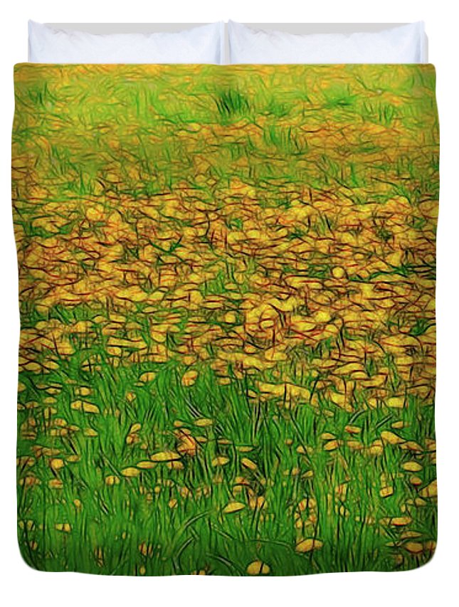Dandelion Field - Duvet Cover