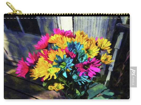 Flowers At The Door - Carry-All Pouch