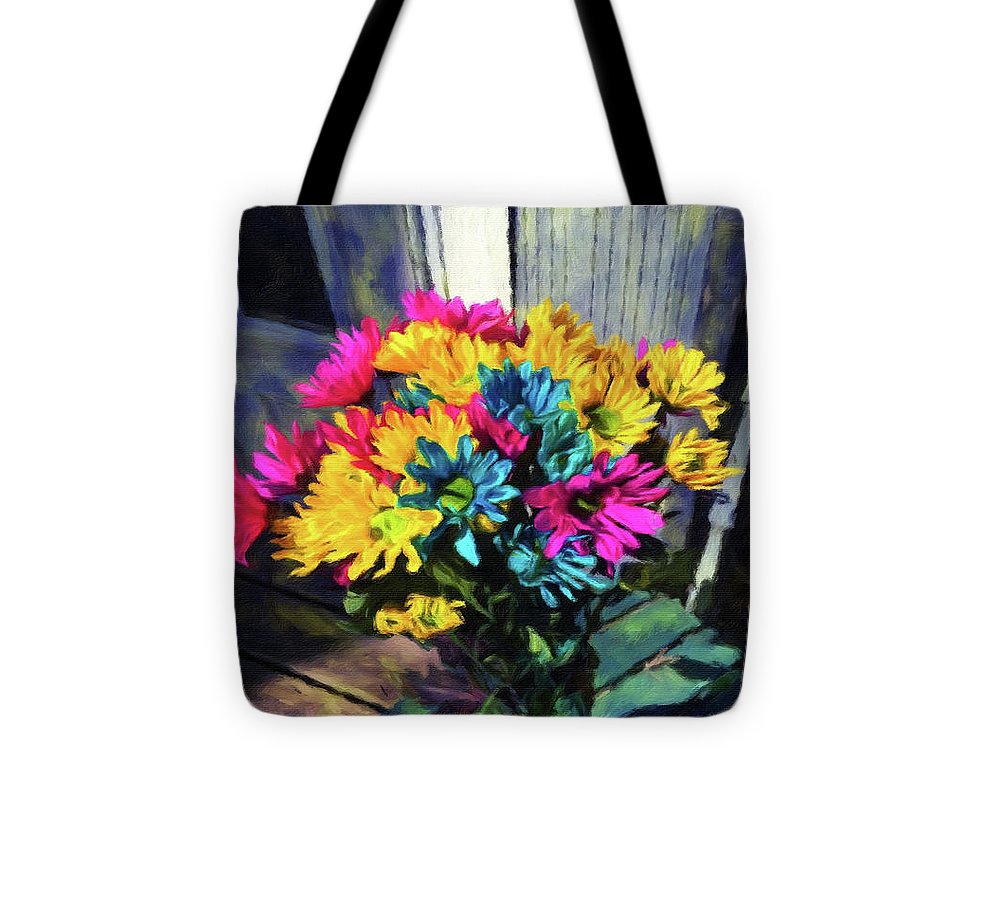 Flowers At The Door - Tote Bag