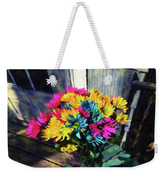 Flowers At The Door - Weekender Tote Bag