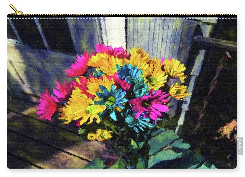 Flowers At The Door - Carry-All Pouch