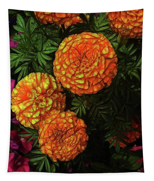Large Marigolds - Tapestry