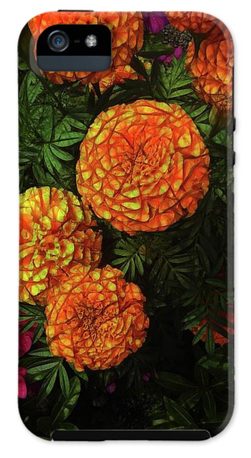 Large Marigolds #1 - Phone Case