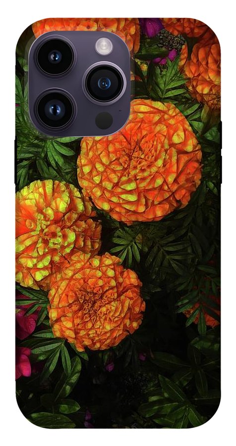 Large Marigolds #1 - Phone Case