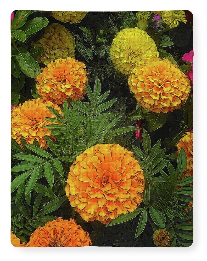 Marigold Garden - Blanket