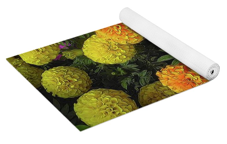 Marigold Garden - Yoga Mat