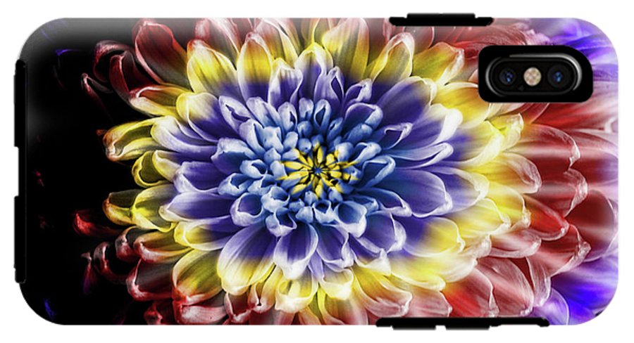 Rainbow Chrysanthemum #1 - Phone Case