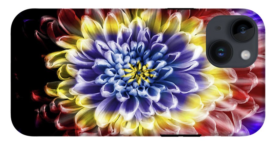 Rainbow Chrysanthemum #1 - Phone Case