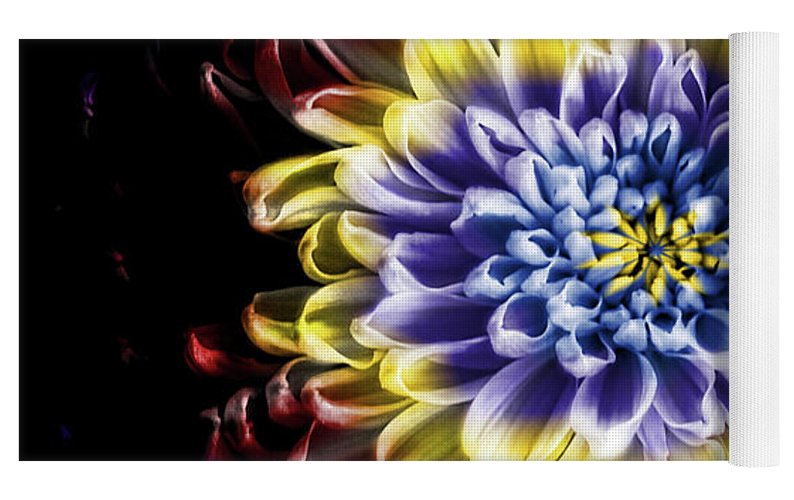 Rainbow Chrysanthemum - Yoga Mat