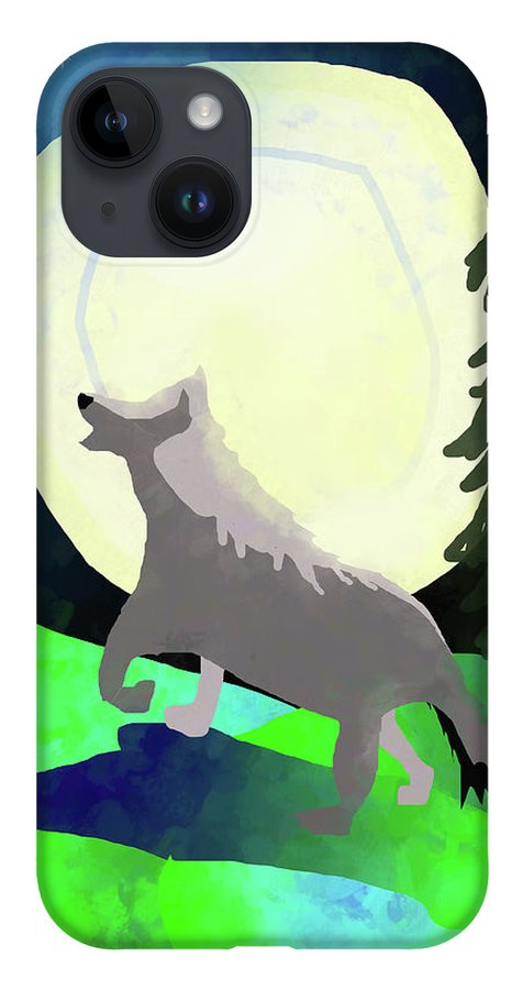 Wolf Moon #1 - Phone Case