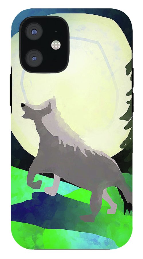 Wolf Moon #1 - Phone Case