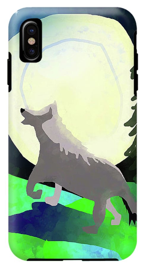 Wolf Moon #1 - Phone Case