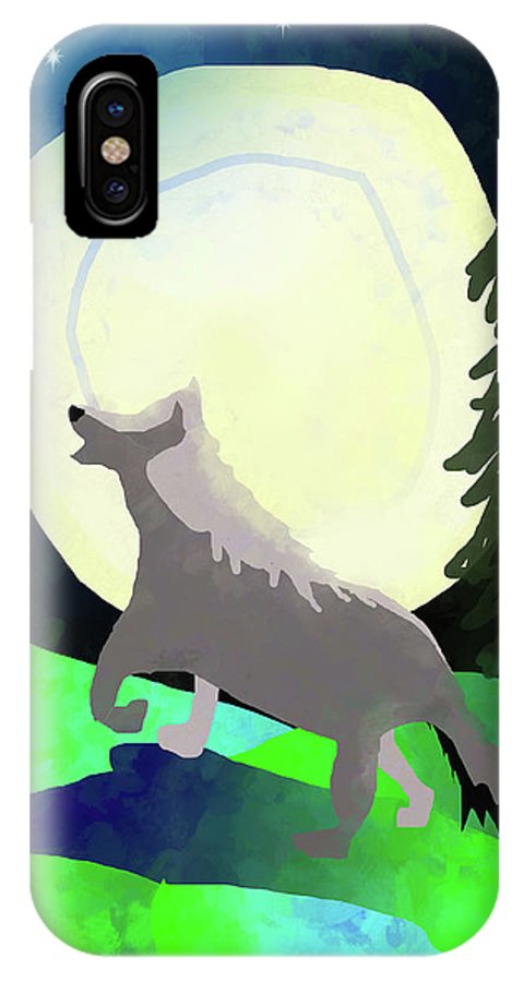 Wolf Moon #1 - Phone Case