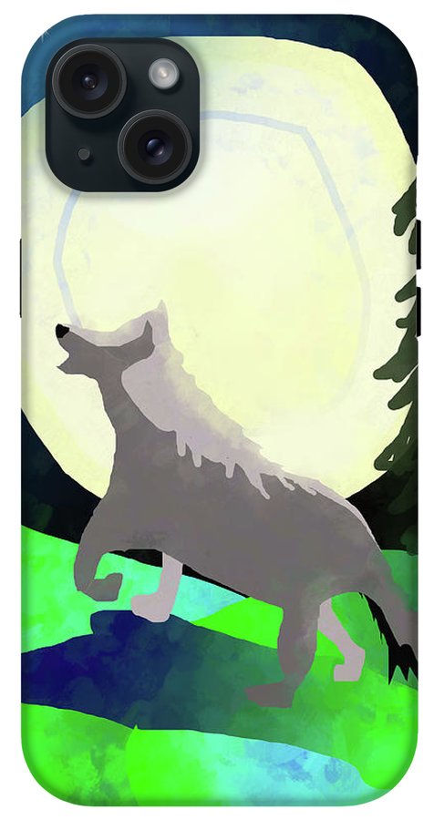 Wolf Moon #1 - Phone Case