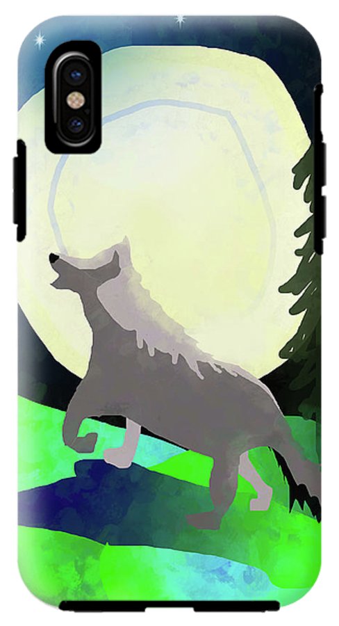 Wolf Moon #1 - Phone Case