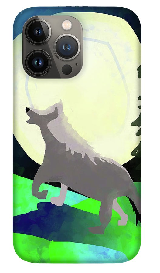 Wolf Moon #1 - Phone Case